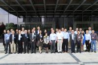 Group photo with CAS and CUHK representatives, including Prof. Fanny Cheung (front row, 7th from left) , Prof. Chan Wai-yee (front row, 2nd from left), Prof. Lin Ge (Back row, 5th from left) and Prof. Nelson Tang (back row, 2nd from left)